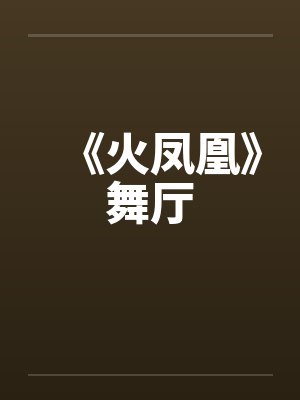 《火凤凰》舞厅封面