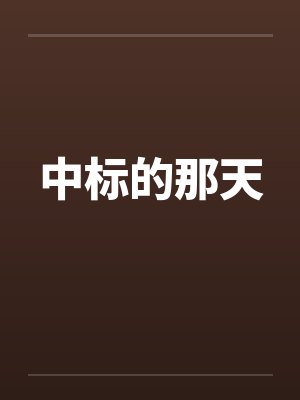 中标的那天封面